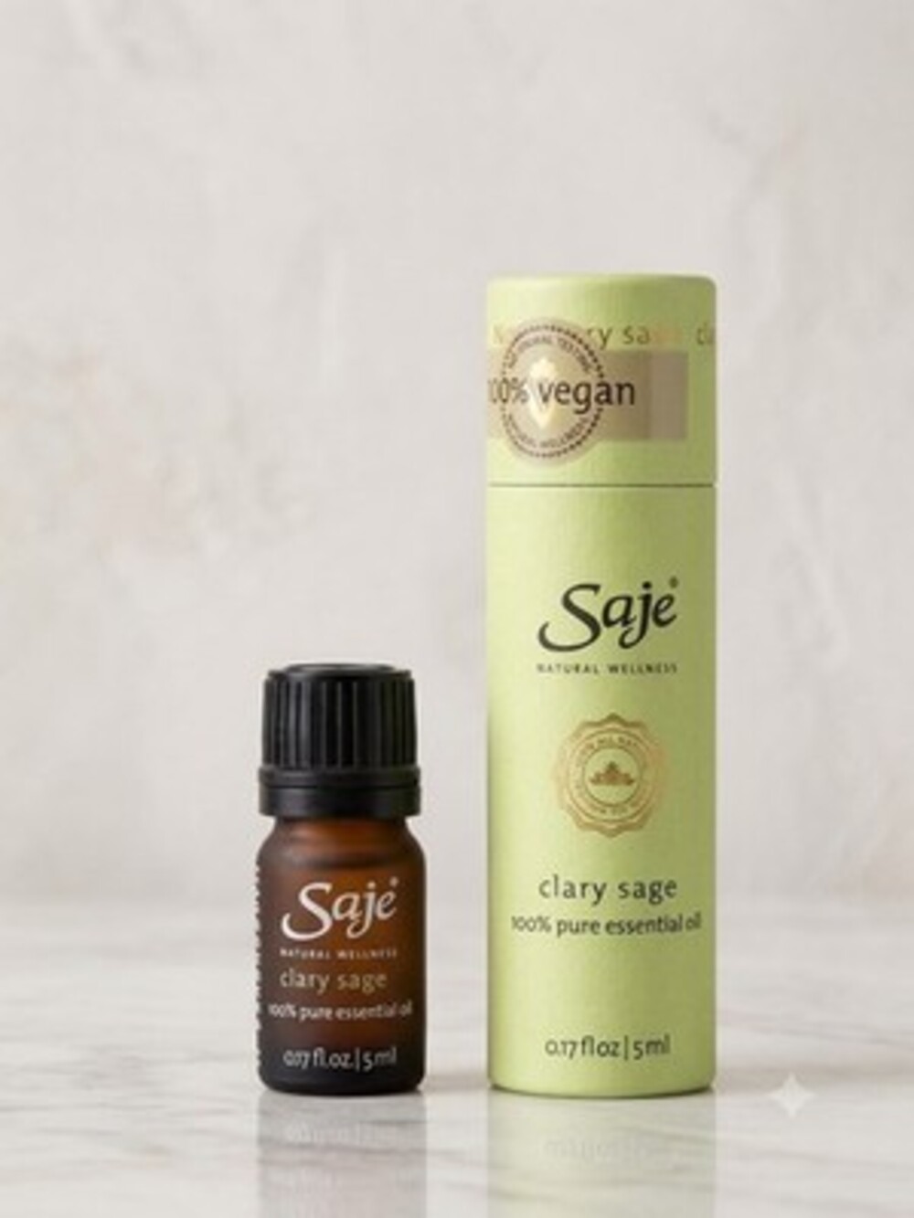 Saje Clary Sage Oil Pure Essential Naturally Rejuvenate Formulated 5ml NEW